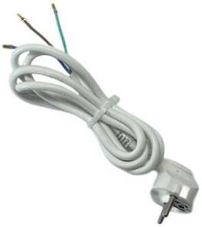 Enzo Aansluitsnoer 3x1,5qmm 3m wit PVC - 1066271