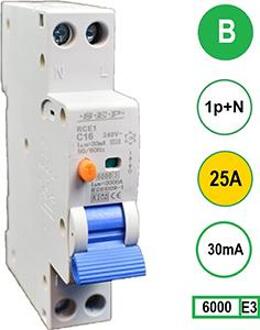 Enzo Aardlekautomaat 25A B kar 30mA 2P SEP - 4518106