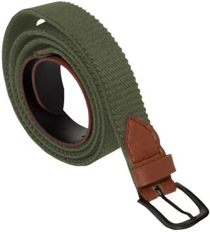 Enzo Accessoires Unisex Riem Kaki - 48