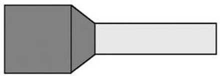 Enzo Adereindhuls geisoleerd 4,0x9 grijs 4421060