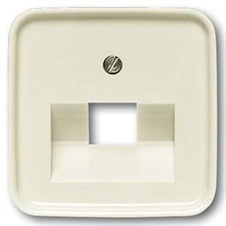 Enzo Afdekking UAE-, IAE-, ISDN-contactdoos Duro 2000 SI Lineair, Duro 2000 SI Crème-wit 1803-212