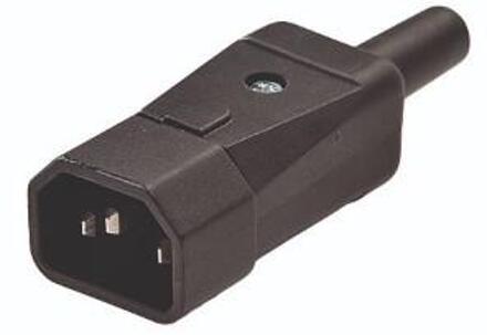 Enzo Apparaat contra stekker C13 70 graden MK zwart - 6173532