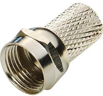 Enzo Aufdreh-F-stekker Kabeldiameter: 7 mm Goobay