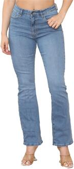 Enzo | Bootcut Jeans voor dames - Lichtblauw - EU 44 / UK 16
