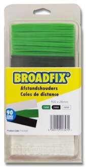 Enzo Boradfix 100x28mm Vlakke Vulplaatjes | 1-3mm | 90 stuks - F13C90EC