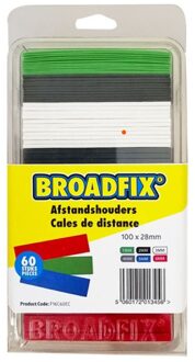 Enzo Boradfix 100x28mm Vlakke Vulplaatjes | 1-6mm | 60 stuks - FC16C60EC
