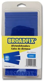 Enzo Boradfix 100x28mm Vlakke Vulplaatjes | 4mm | 50 stuks - F5C40EC