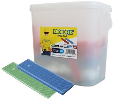 Enzo Boradfix Assortimend Vlakke Afstandshouders | 300 stuks | 1-6mm | 50 stuks van elk - BSP300