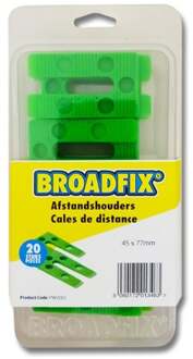 Enzo Boradfix Vlakke Vulplaatjes | 45x77 mm | 1-8 mm | Schuin | 20 stuks - PW20EC