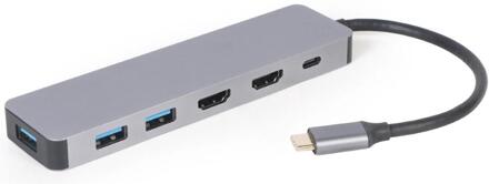Enzo Cablexpert USB-C 3-in-1 multi adapter USB-C dock 3-voudig - 9530504