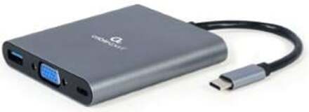 Enzo Cablexpert USB-C 6-in-1 multi adapter USB-C dock 6-voudig - 9530506