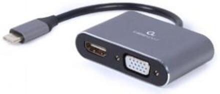 Enzo Cablexpert USB-C naar HDMI + VGA adapter kabel 15cm - 9530408