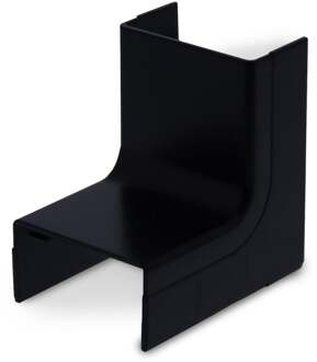 Enzo Canalit Systeem25 binnenbocht met bodemstuk 25x13mm zwart - 4745710