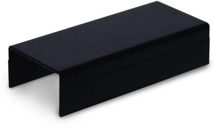 Enzo Canalit Systeem25 koppelstuk met bodemstuk 25x13mm zwart - 4745720