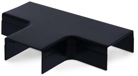 Enzo Canalit Systeem25 t-stuk met bodemstuk 25x13mm zwart - 4745730