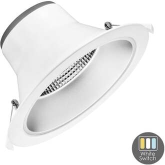 Enzo CCT LED downlighter wit reflector 15W Tri-White dimbaar - LED2509