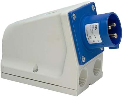 Enzo CEE 3P/16A/230V opb wcd blauw met pennen