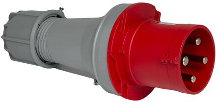Enzo CEE 4P/63A/400V stekker rood