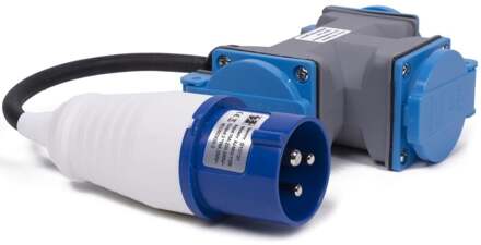 Enzo CEE-stekker Verloop Contra 3-weg 230V CEE stekkerdoos