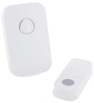 Enzo Chacon Draadloze deurbel set 120m wit - 8415025