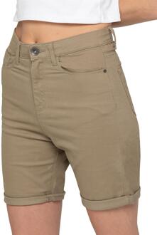 Enzo | Dames Chino Korte Broek Skinny Fit - maat Beige