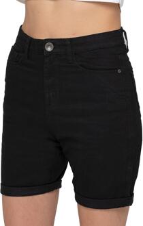 Enzo | Dames Chino Korte Broek Skinny Fit Zwart - EU 36 / UK 8