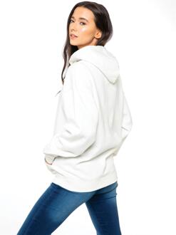 Enzo Dames Oversized Essentiële Hoodie - maat Gebroken wit