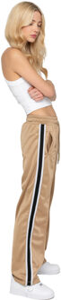 Enzo | Dames Poly Joggers Beige