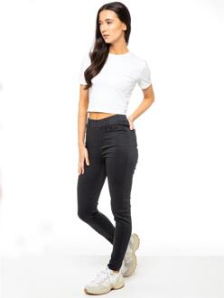 Enzo Dames Skinny Jeggings Grijs - EU 36 Normaal/ UK 8 Normaal