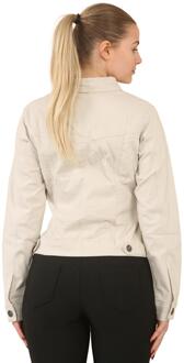 Enzo | Dames Stretch Denim Jas - maat S Steen