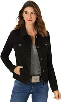 Enzo Dames stretch denim jassen| Enzo Designer Womenswear Zwart - XL