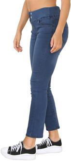 Enzo | Dames Wijde Taille Jeans Blauw - EU 46 / UK 18