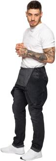 Enzo | Denim Overall tuinbroek voor heren - Zwart - 48W/32L