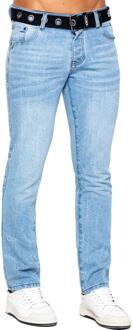 Enzo Denim Rechte Jeans Heren - Lichtblauw Hemelsblauw - 42W/32L