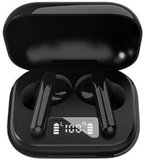 Enzo Denver Bluetooth draadloze earbuds + oplaadcase zwart - 7120850