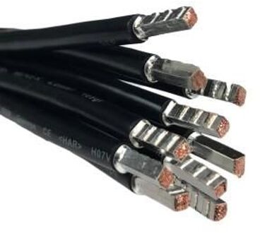 Enzo Draad 6qmm soepel 18,5cm zwart - 4000490