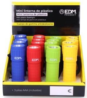 Enzo EDM Display LED zaklampen 16stuks 4 kleuren - 5710001