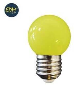 Enzo EDM LED kogellamp EDM E27 1,5W geel LED8118