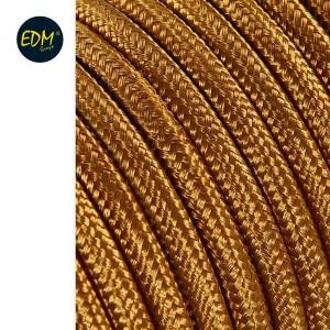 Enzo EDM Omsponnen snoer 2x0,75qmm goud 5m