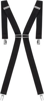 Enzo Elastische bretels voor heren | Enzo Accessoires Zwart