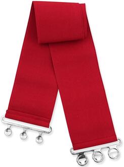 Enzo Elastische Riem voor Vrouwen Rood - M