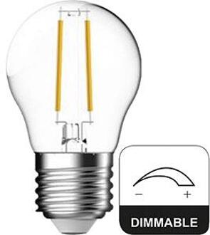 Enzo Energetic LED kogel E27 4,2-40W 2700K filament helder dimbaar - 2720270