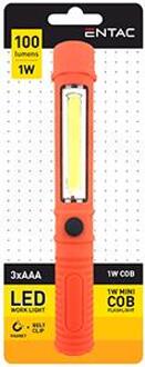 Enzo Entac LED werklamp 1W oranje 3xAAA - 5700245