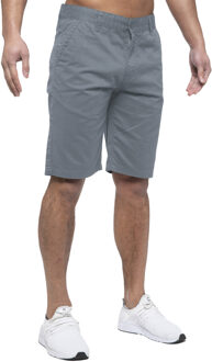 Enzo Enzo| Heren Chino Korte Broek Lichtgrijs - 38 (Taille)
