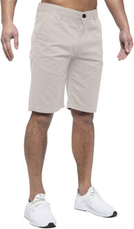 Enzo Enzo| Heren Chino Korte Broek Steen