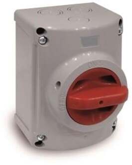 Enzo Famatel Werkschakelaar 4p 40A 131x96x105mm IP65 - 4010210