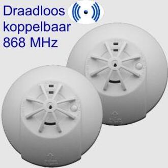 Enzo FITO Optische mini hittemelder 230V draadloos koppelbaar - 7900546