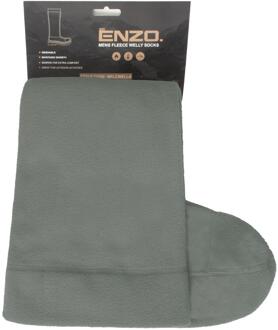Enzo | Fleece Welly Sokken voor heren Grijs