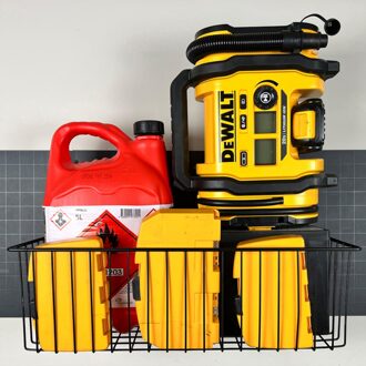 Enzo Gator Magnetics 18" | Grote Zwarte Mand | Rood Deksel - 300049-EU