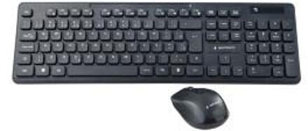 Enzo Gembird Draadloze desktop set zwart chocalate toetsenbord en muis - 9510123